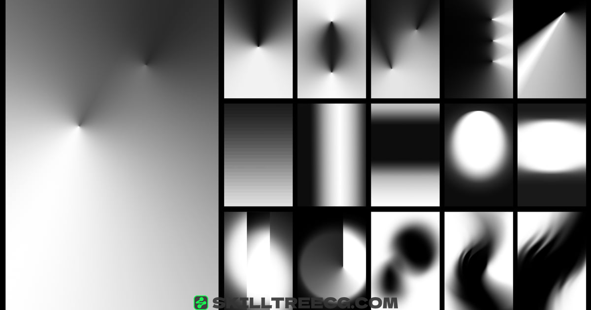 33 Abstract Monochrome Backgrounds（902945）-技能树